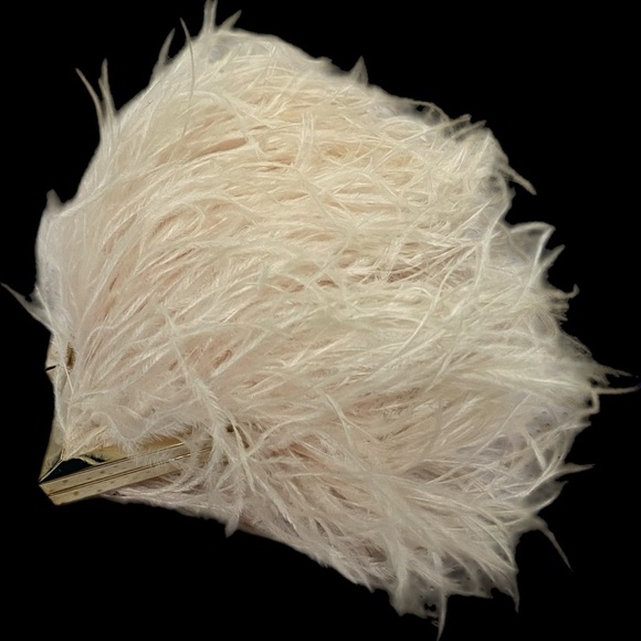 RARE Kate Spade Belle Elliana feather clutch - Picture 3 of 14